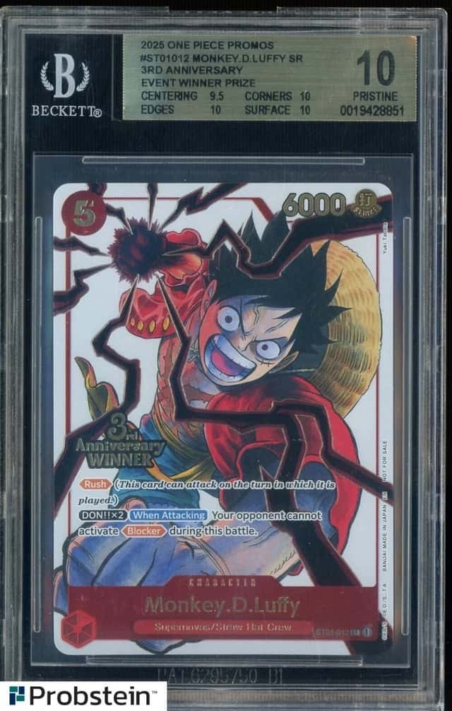 Monkey.D.Luffy SR/(3rd Anniversary Event )