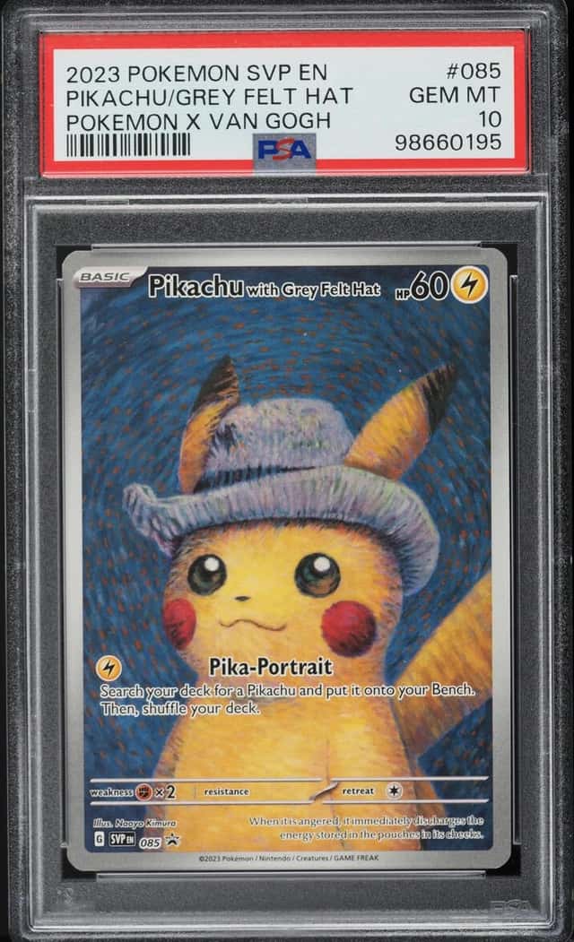 Pikachu/Grey Felt Hat