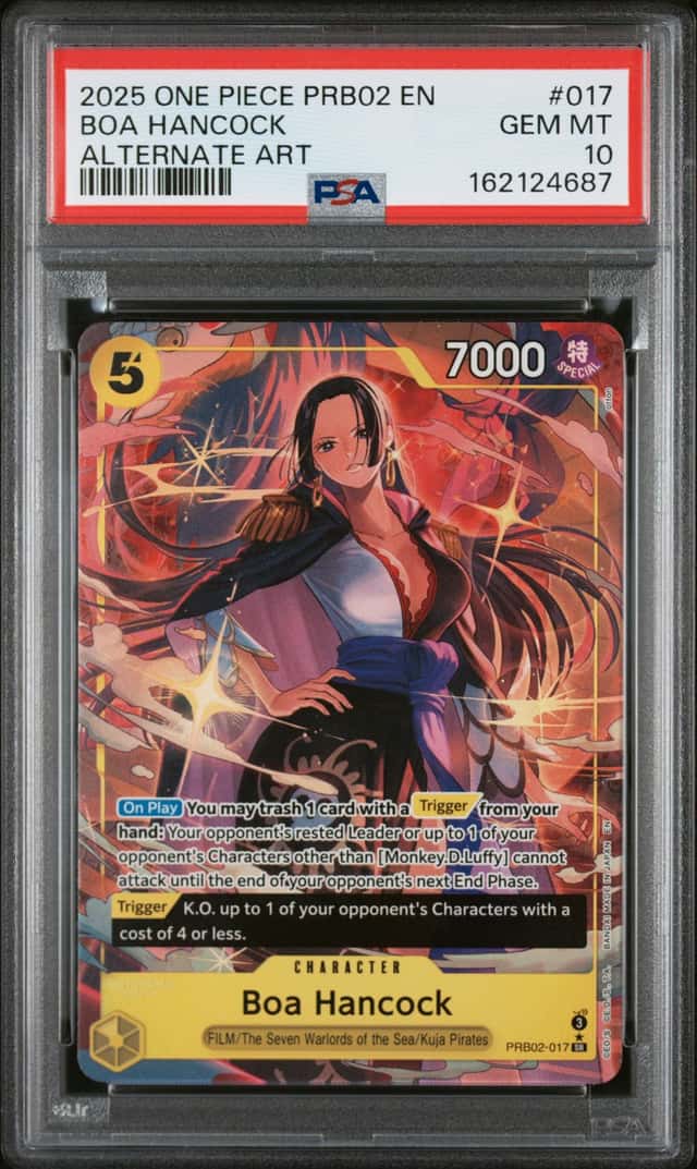 2025 One Piece OPRB02 EN Alternate Art #017 Boa Hancock PSA 10 GEM MINT