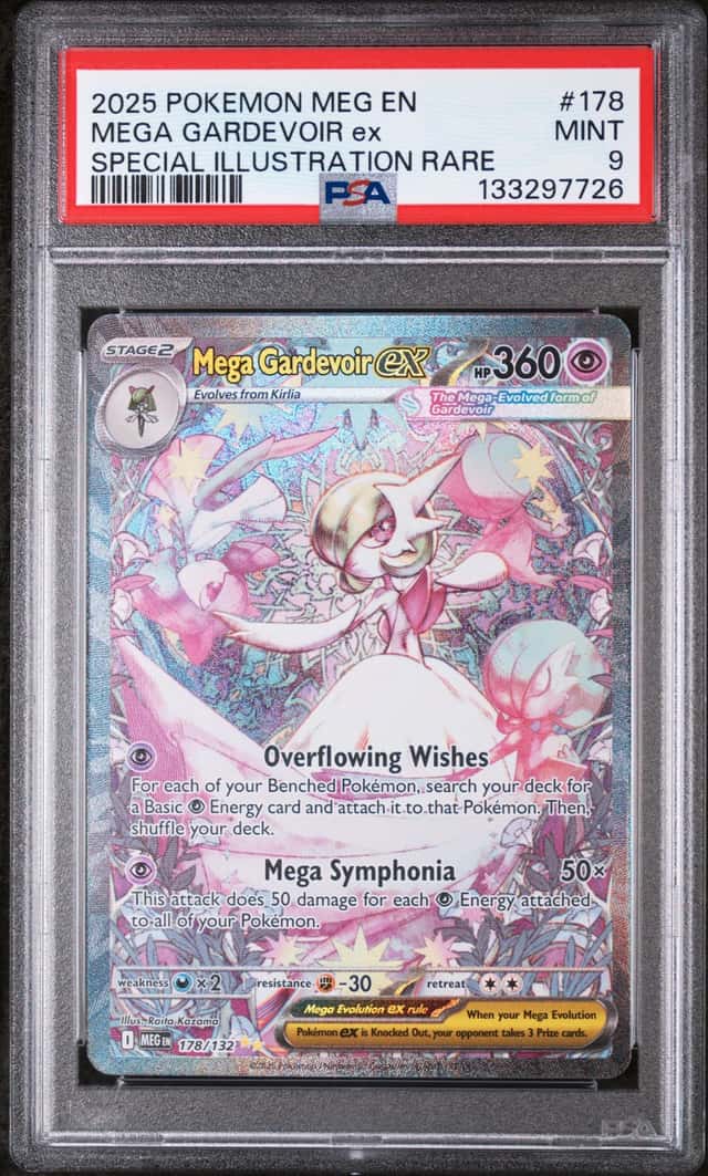 2025 Pokemon Gardevoir ex Special Illustration Rare #178/132 PSA 9