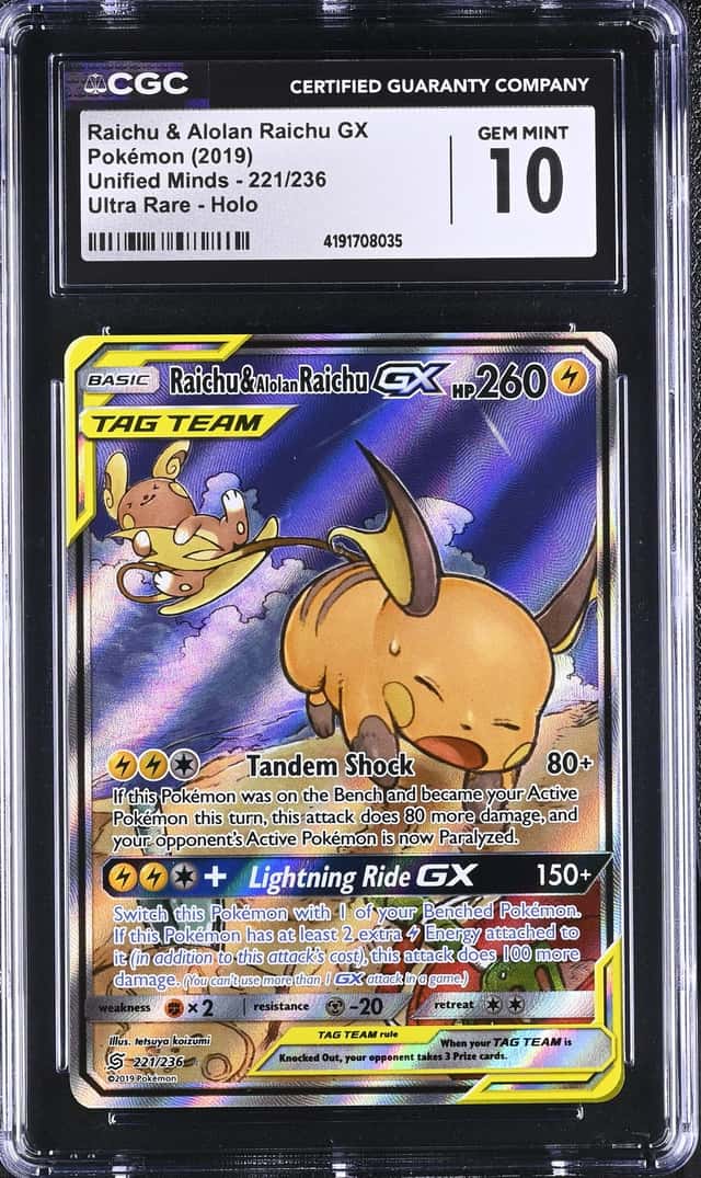 Raichu & Alolan Raichu GX