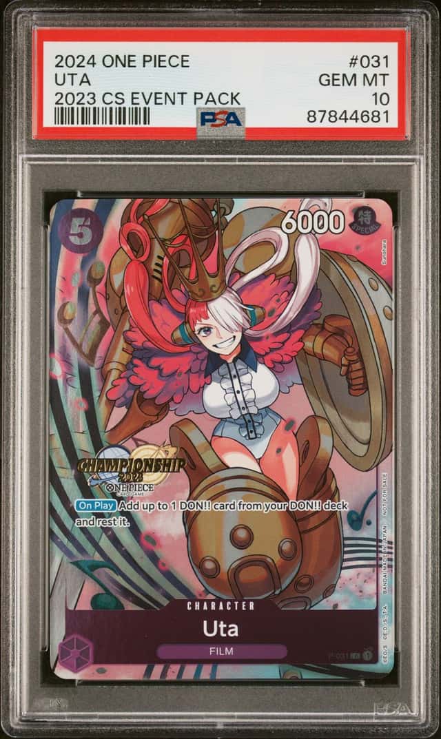 2024 ONE PIECE CHAMPIONSHIP 2023 EVENT PACK #031 UTA PSA 10