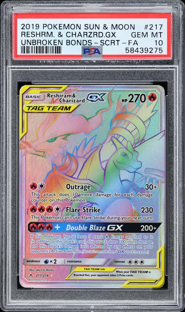Reshiram & Charizard GX