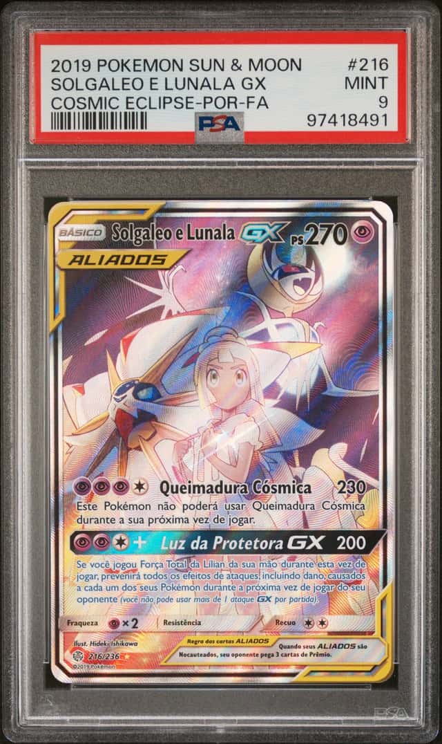 Solgaleo E Lunala GX