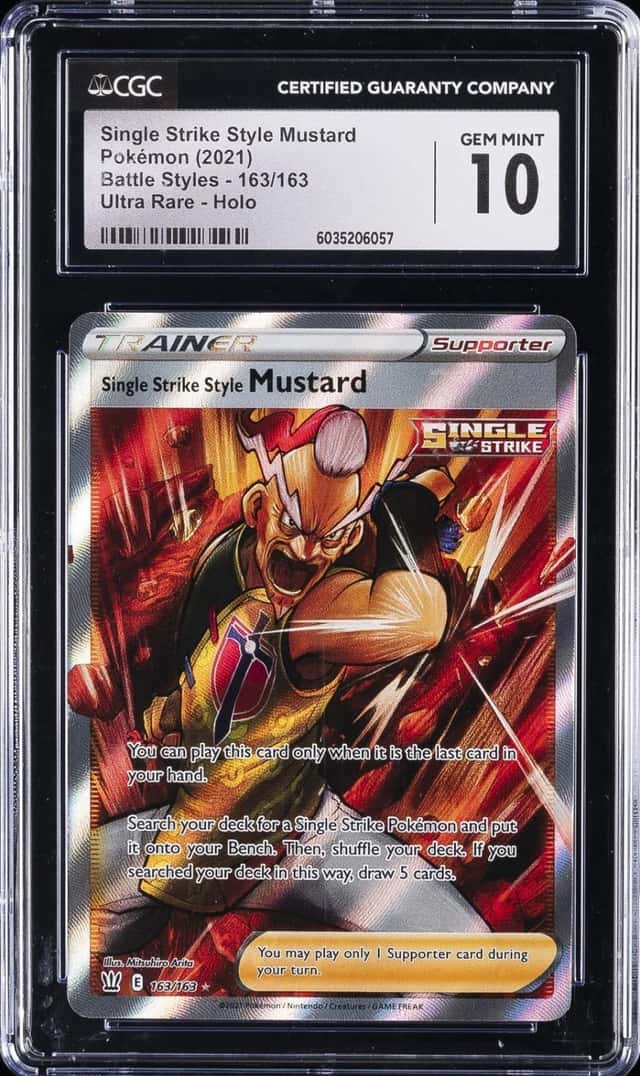 Single Strike Style Mustard