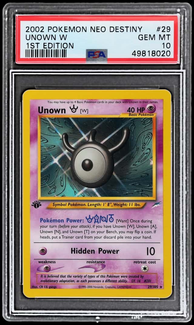 Unown W