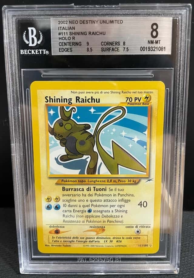 Shining Raichu HOLO R