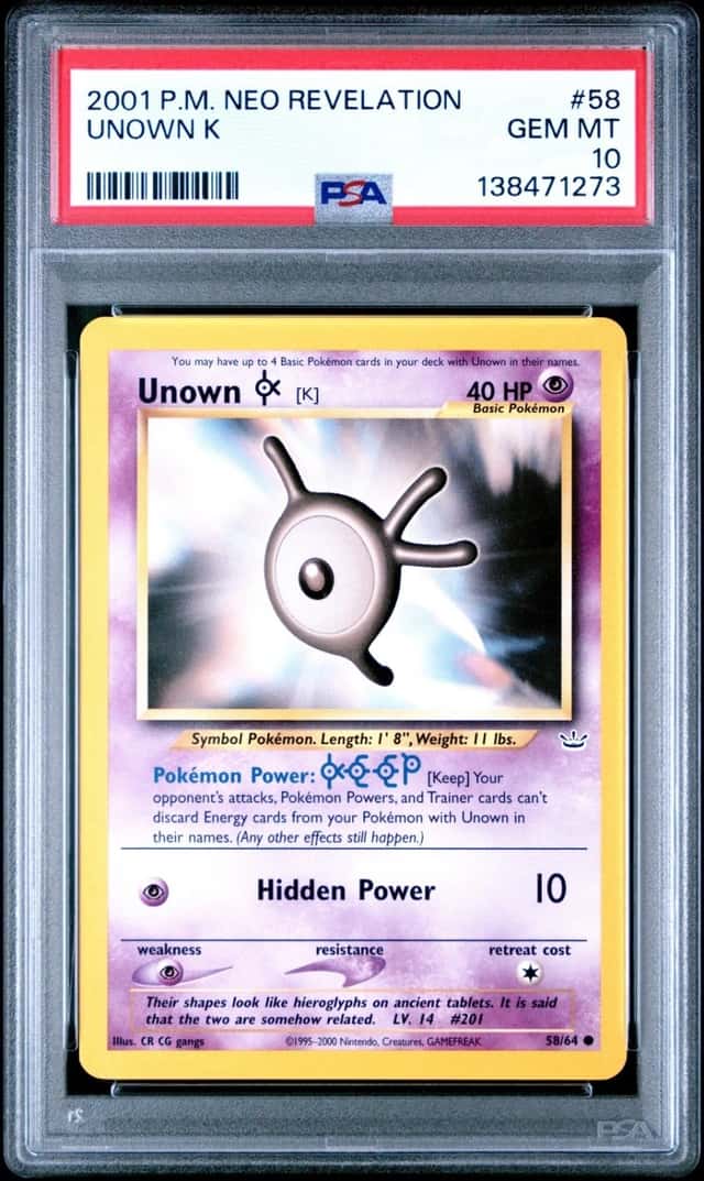 Unown K