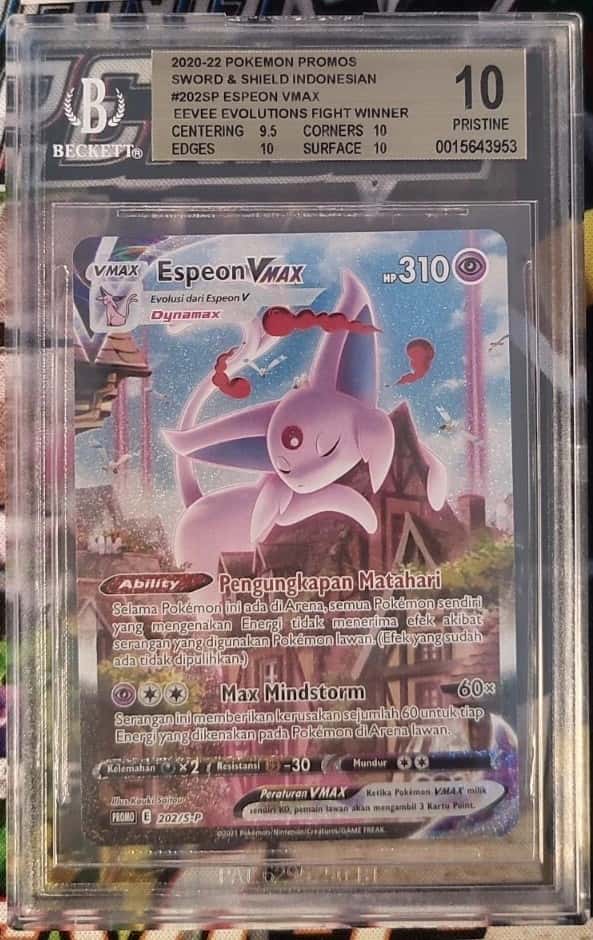 Espeon VMAX/(Eevee Evolutions Fight winner prize December 17-December 30, 2021)