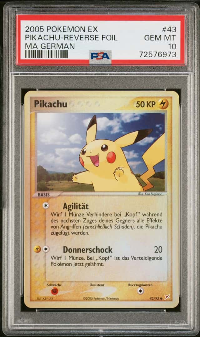 Pikachu-Reverse Foil