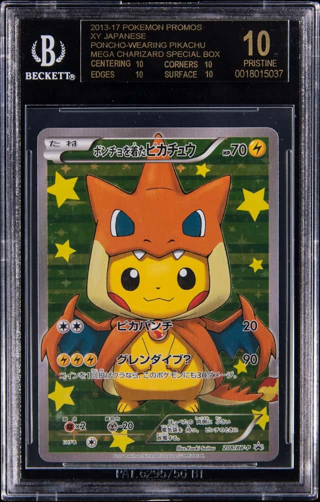 Poncho-wearing Pikachu