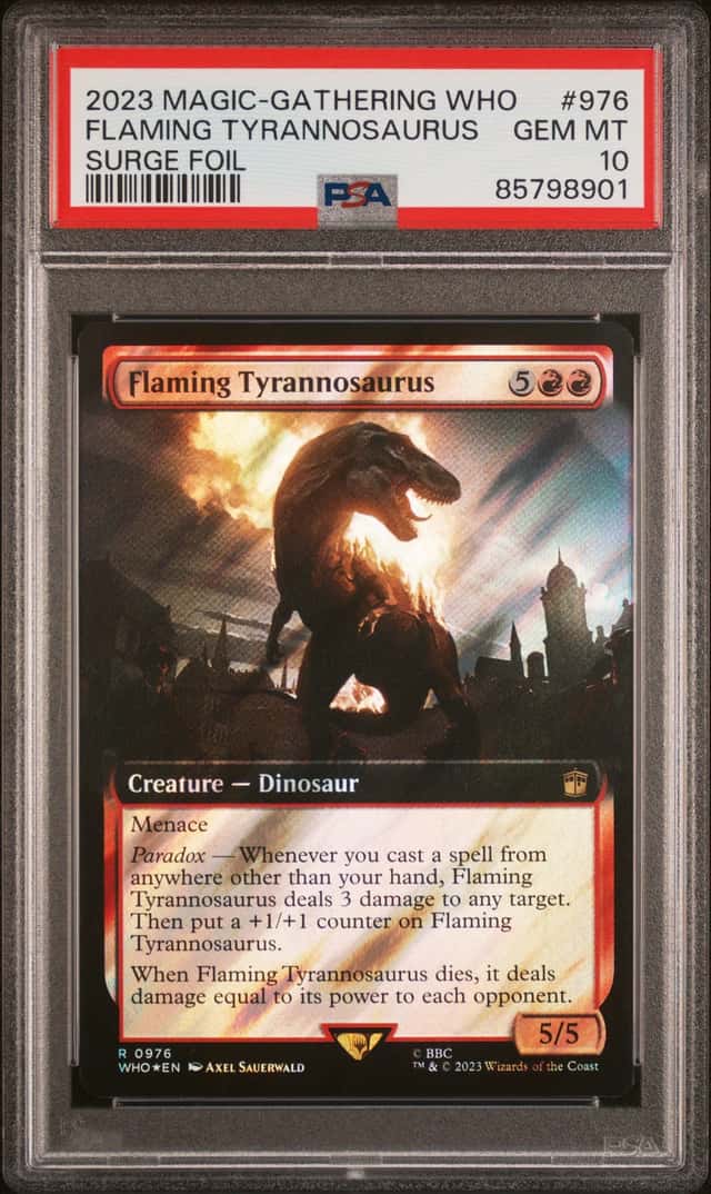 Flaming Tyrannosaurus