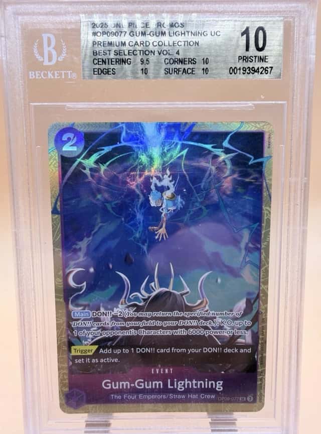 Gum-Gum Lightning UC/(Premium Card Collection Best Selection Vol. 4)