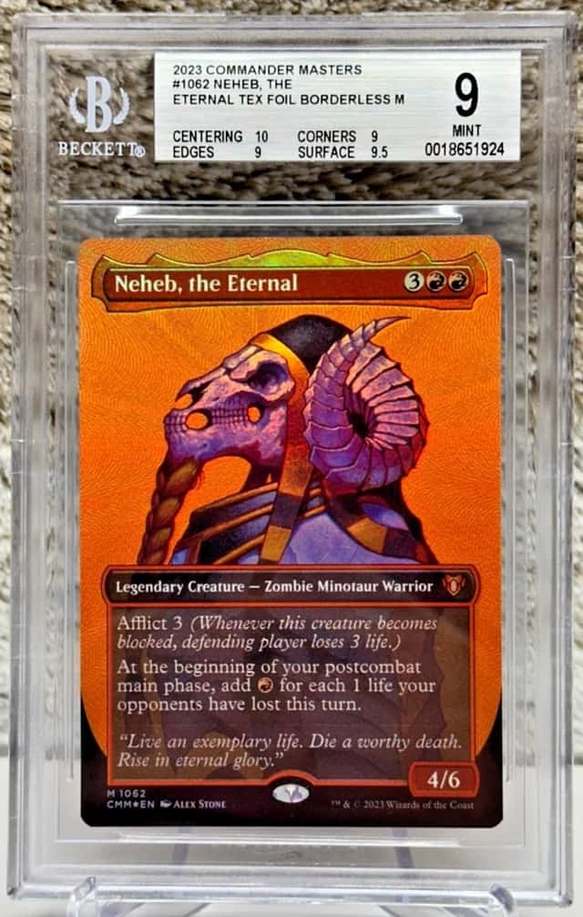 Neheb, the Eternal TEX FOIL BORDERLESS M
