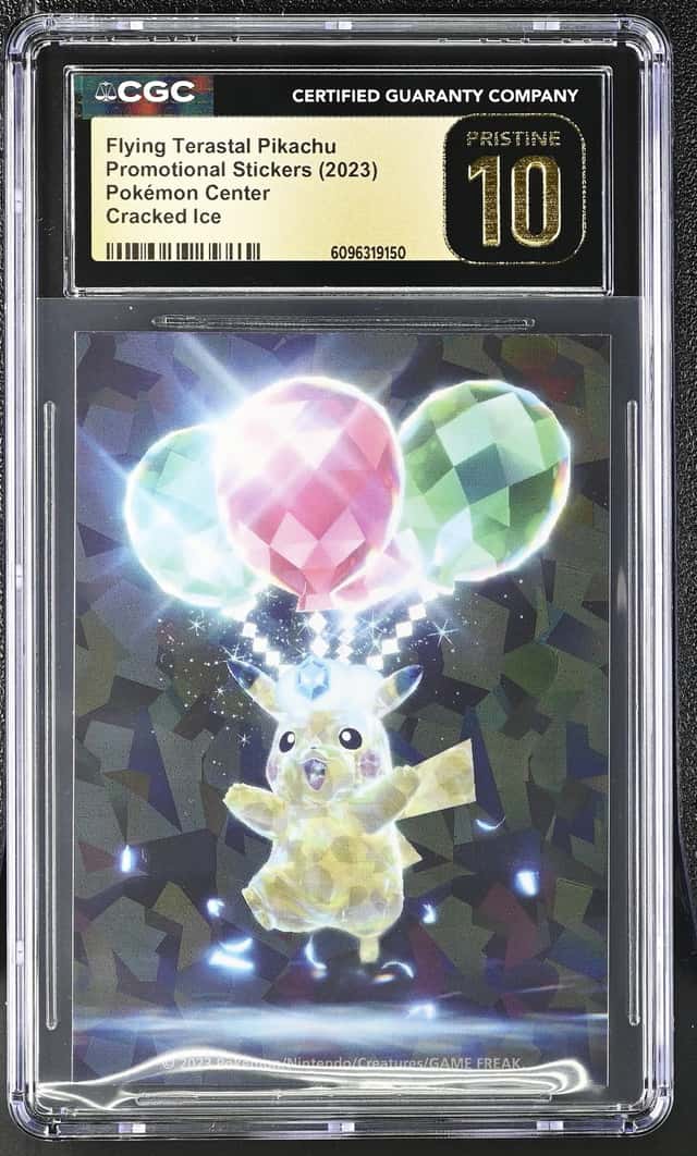 Flying Terastal Pikachu