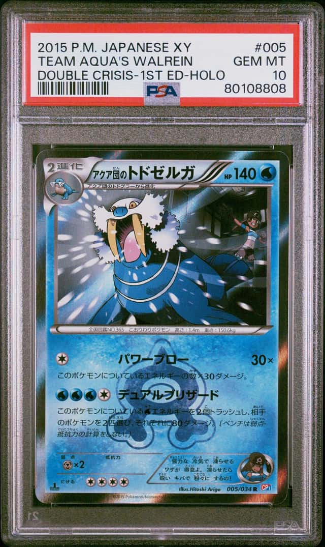 Team Aqua's Walrein