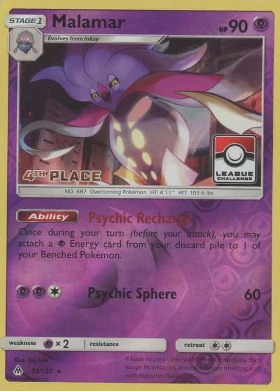 Reverse Holo · 4Th League Place