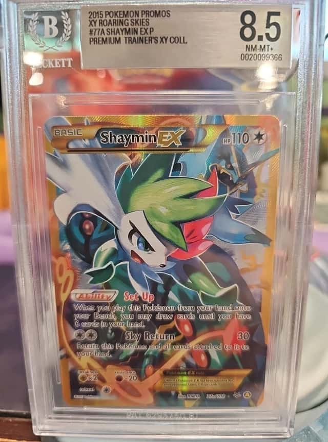 Shaymin EX P/(Yellow A Alternate Art Premium Trainer's XY Collection Exclusive)