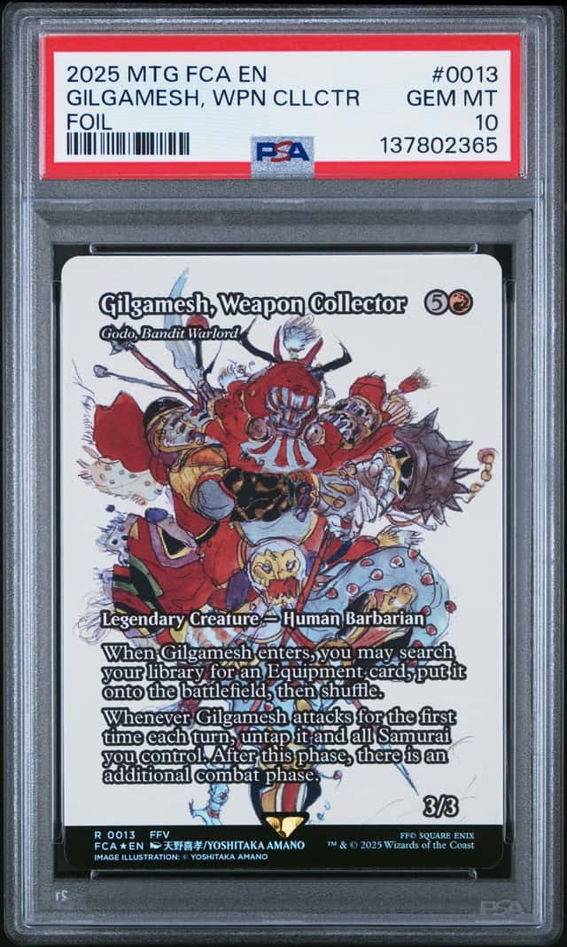 Gilgamesh, Weapon Collector