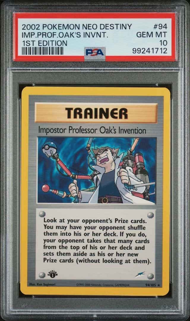 Impostor Professor Oak's Invention