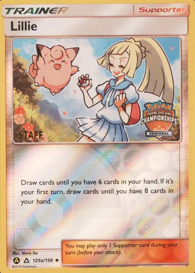 Reverse Holo · A Alternate Art Championships Regional Staff Yellow