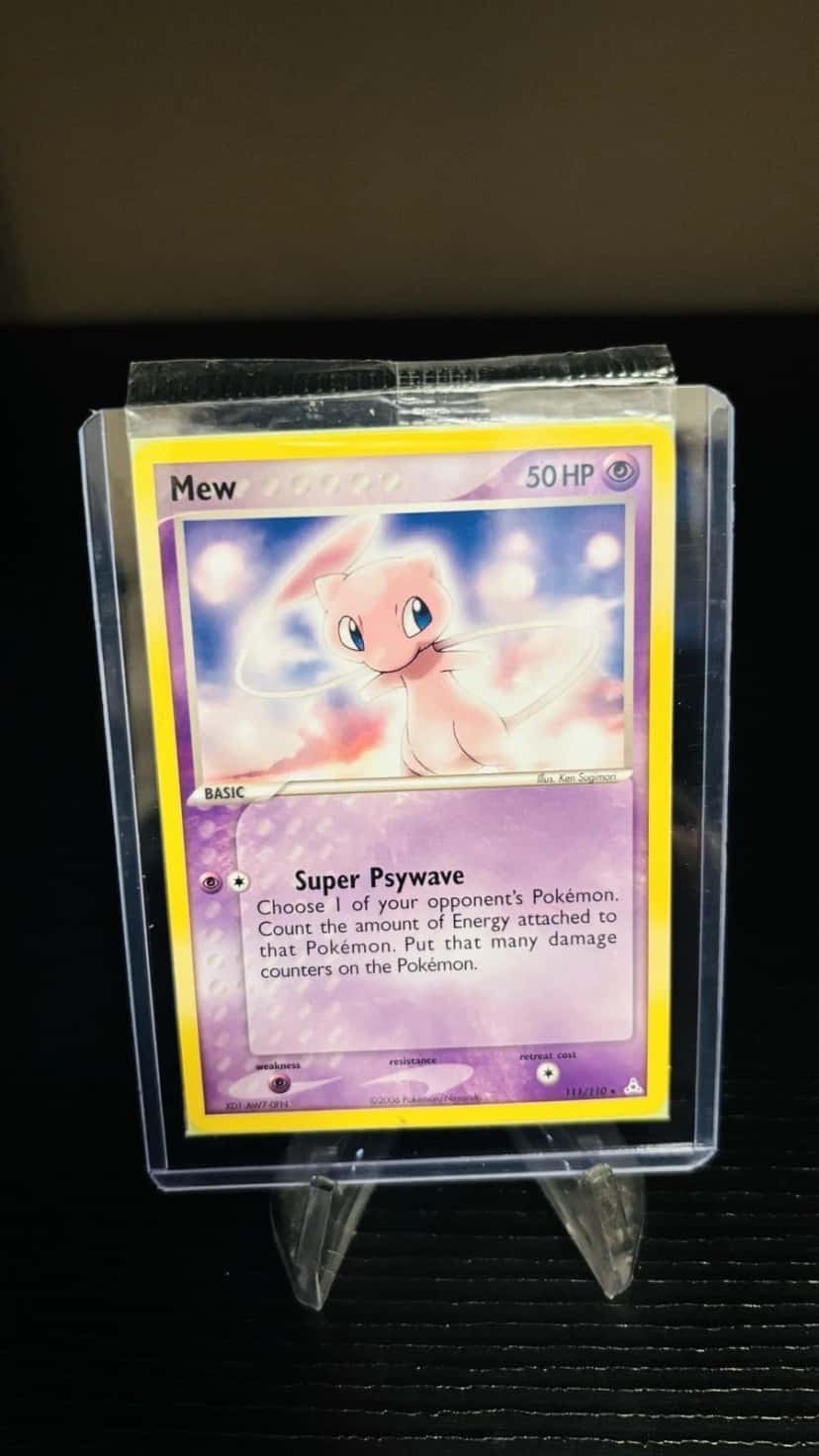 Ex Holon Phantoms Mew Dvd Promo 111/110 sealed promo card