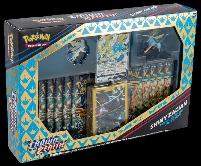 Crown Zenith Shiny Zacian Premium Figure Collection collection box