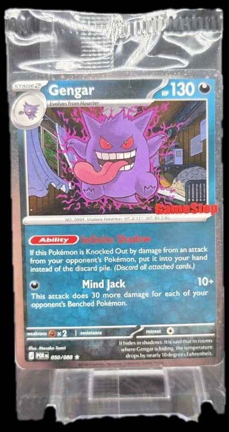 Pop Series 8 Gengar Gamestop Promo 050/088 sealed promo card