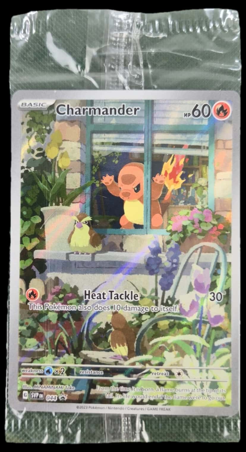 Obsidian Flames Charmander Svp 044 sealed promo card