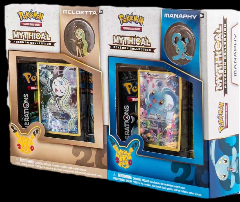 Generations Mythical Pokemon Collection collection box