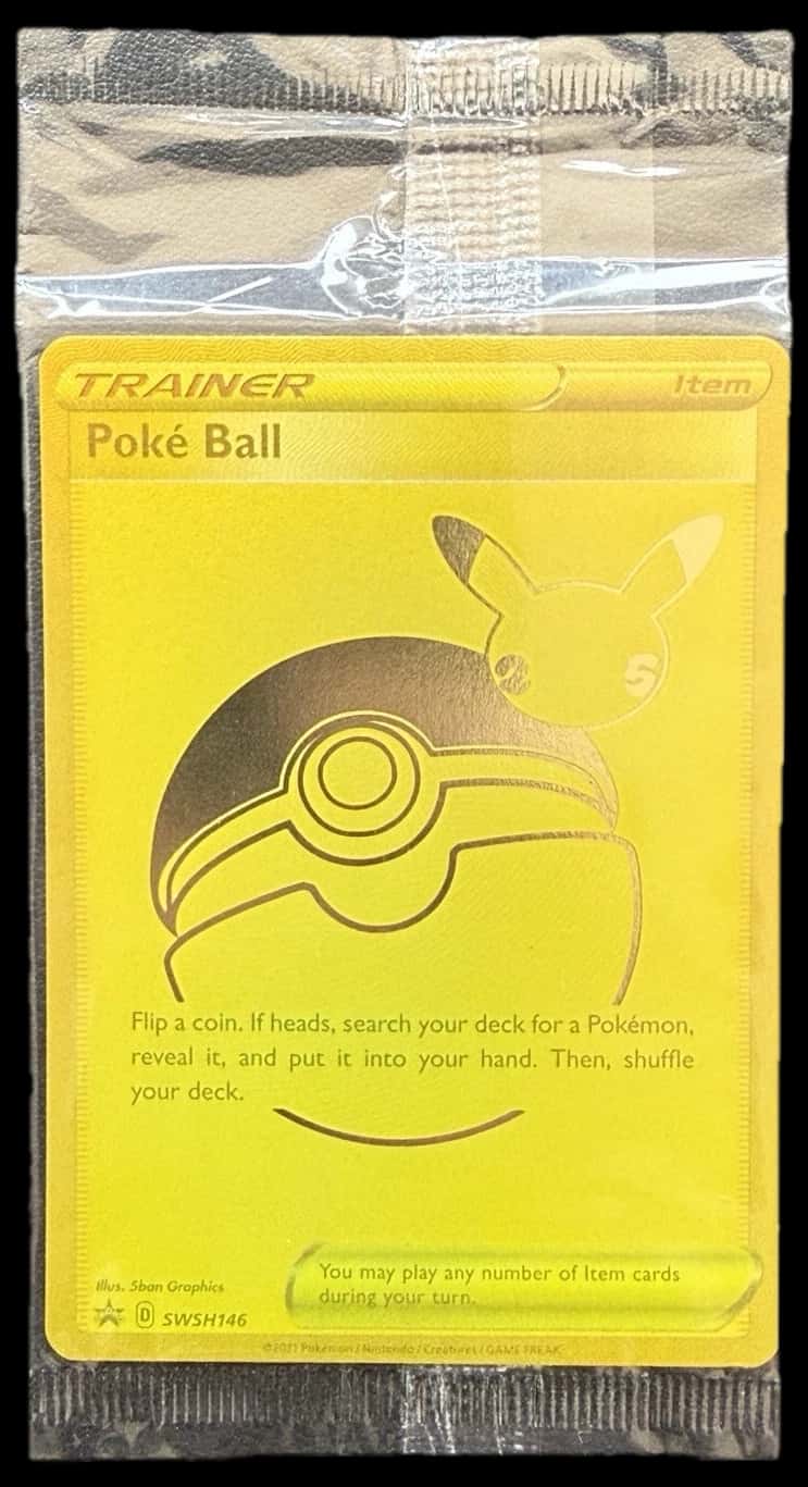 Celebrations Poke Ball Swsh146 Promo sealed promo card