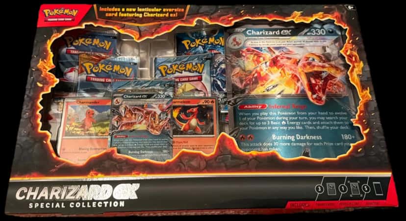 Obsidian Flames Charizard Special Collection collection box