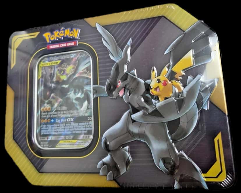 Team Up Pikachu & Zekrom Tin tin