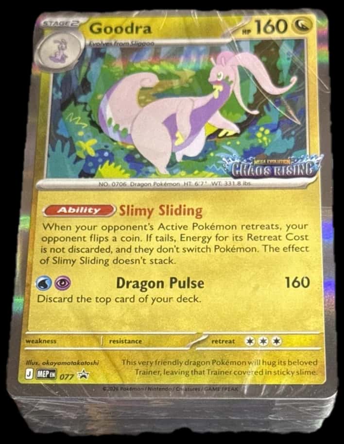 Goodra Chaos Rising Pre Release Deck deck