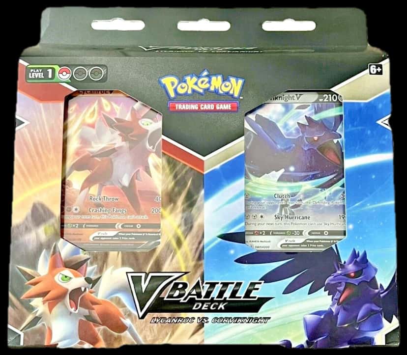 Lycanroc Vs Corviknight V Battle Deck Bundle deck
