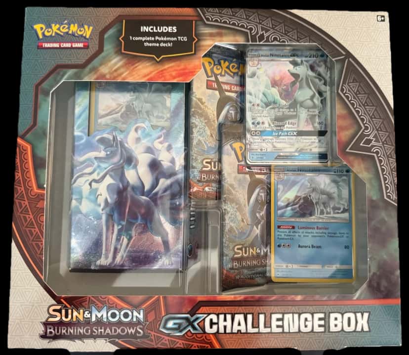 Burning Shadows Alolan Ninetales Challenge Box collection box