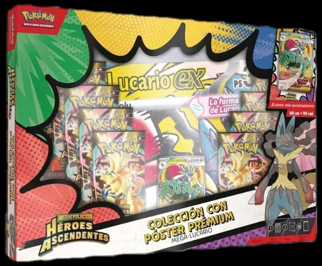Ascended Heroes Mega Lucario And Mega Gardevoir Premium Poster Collection collection box [es]