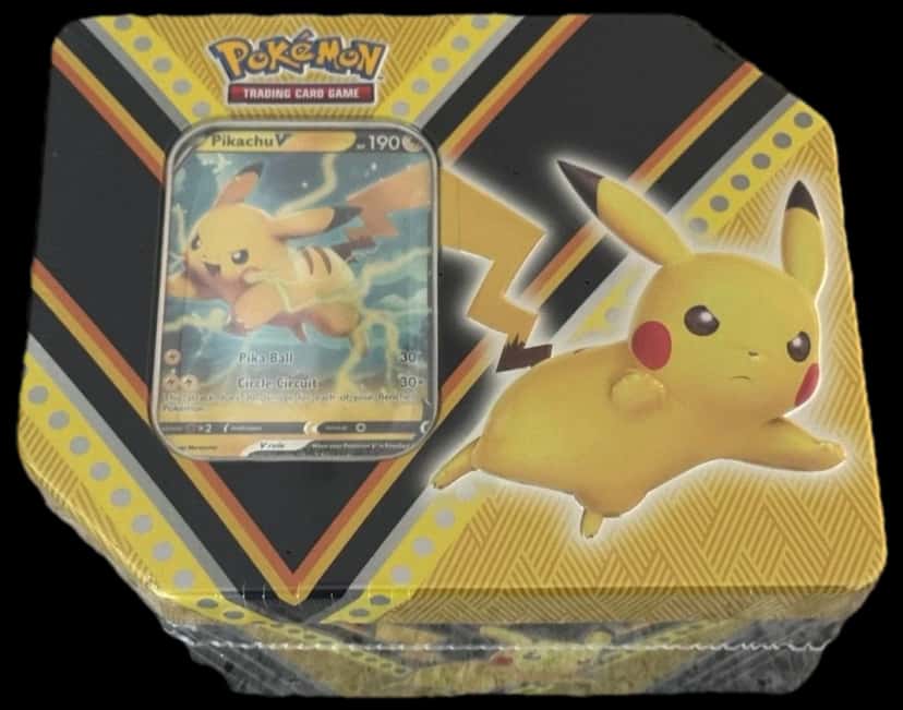Pikachu V Powers Tin tin