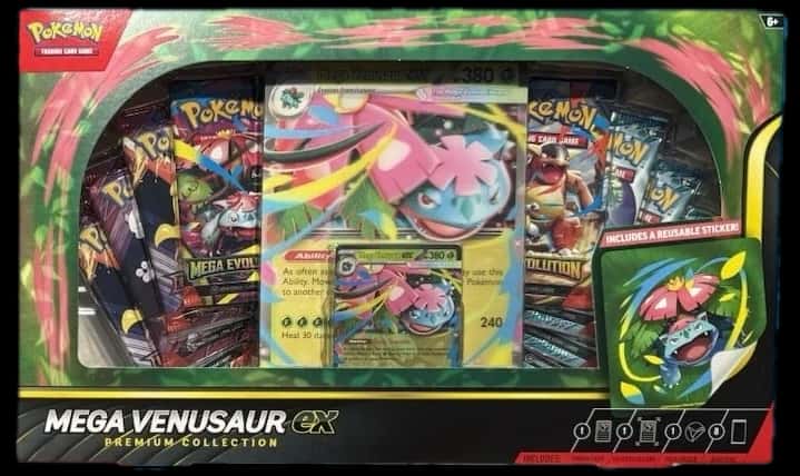 Mega Zygarde Premium Collection Mega Venusaur Premium Collection Palafin Box Mega Kangaskhan Box collection box