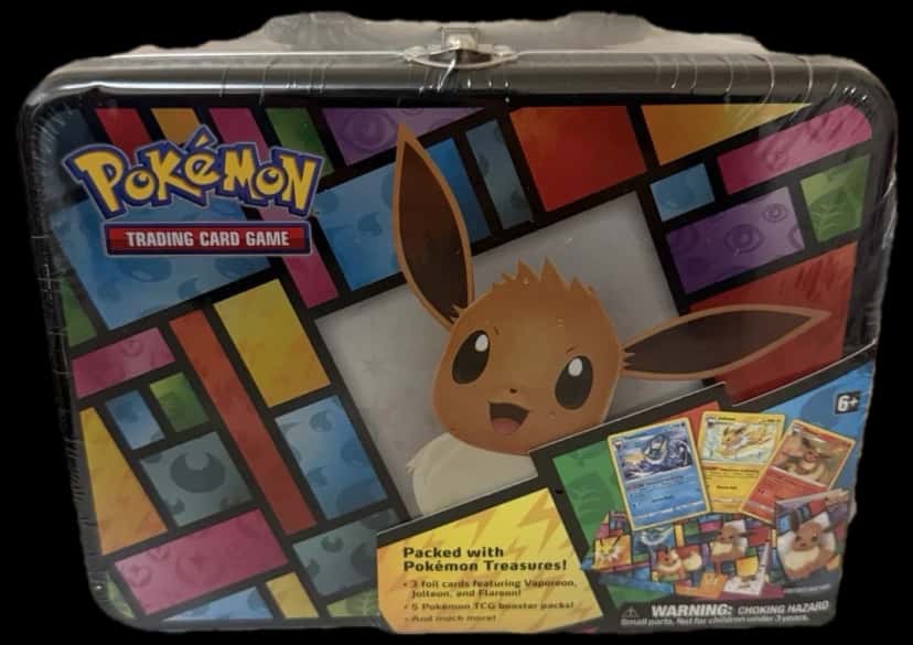 Eevee Collectors Treasure Chest Tin tin