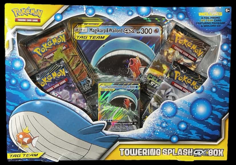 Towering Splash Box collection box
