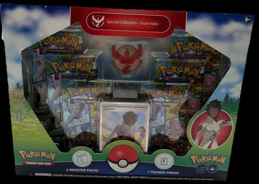 Pokemon Go Team Valor Special Collection collection box