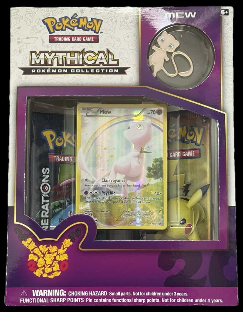 Generations Mythical Pokemon Collection Mew collection box