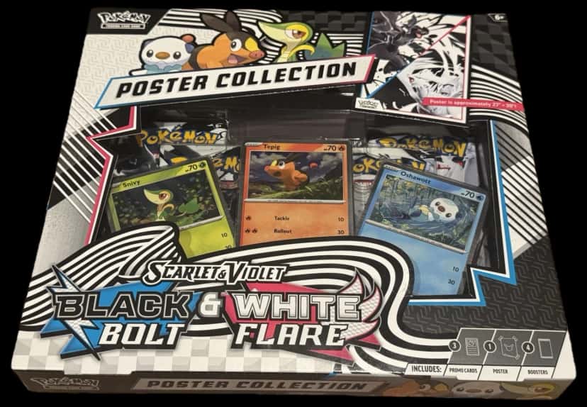 Black Bolt Black & White Poster Collection collection box