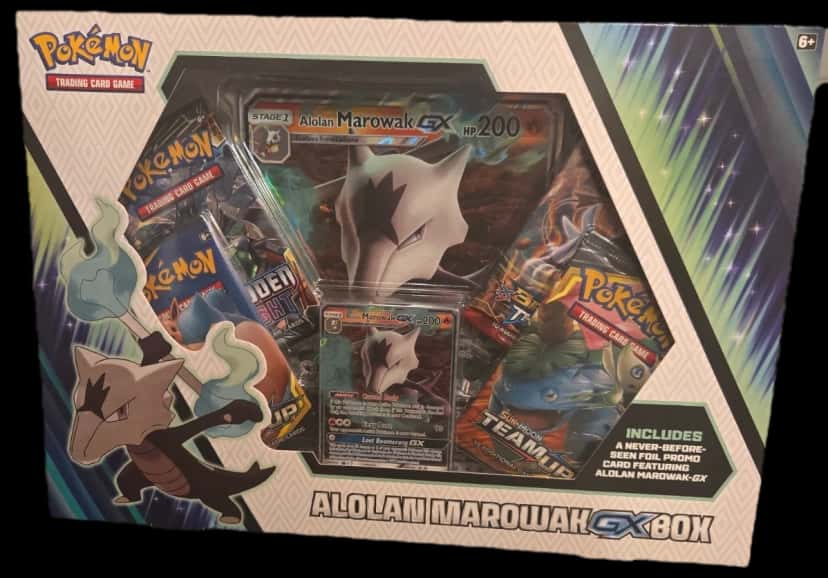 Team Up Alolan Marowak Box collection box