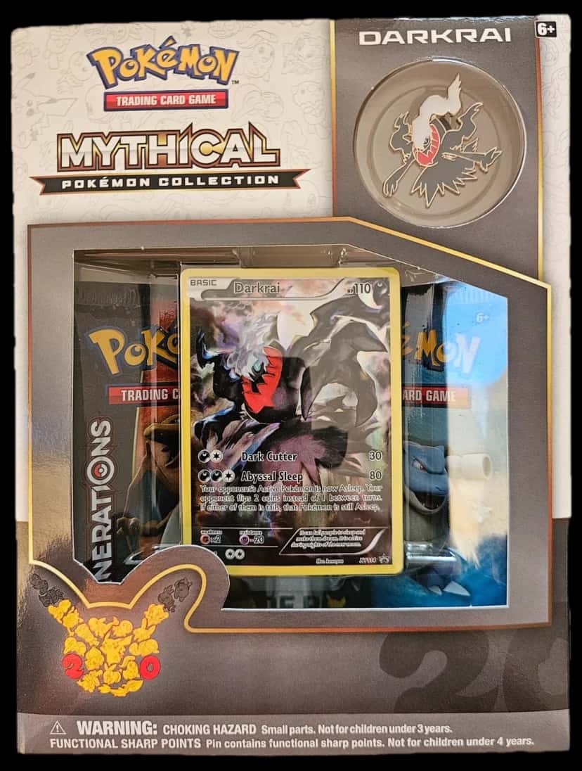 Generations Mythical Pokemon Collection Darkrai collection box