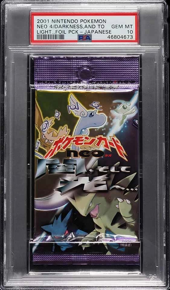 Pokemon Japanese Neo 4 booster pack [ja] [graded]