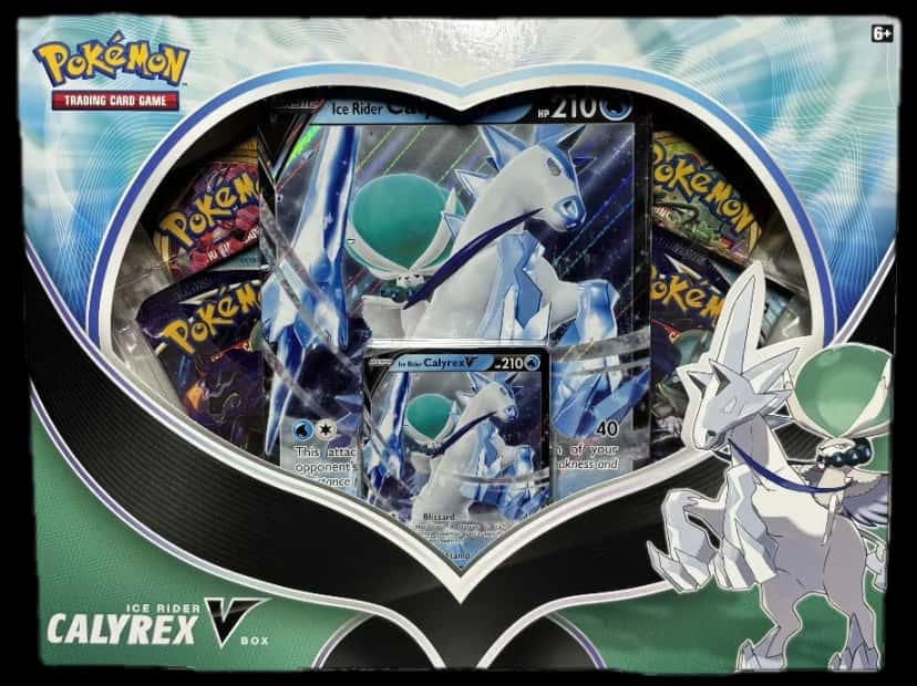 Chilling Reign Ice Rider Calyrex V Box collection box