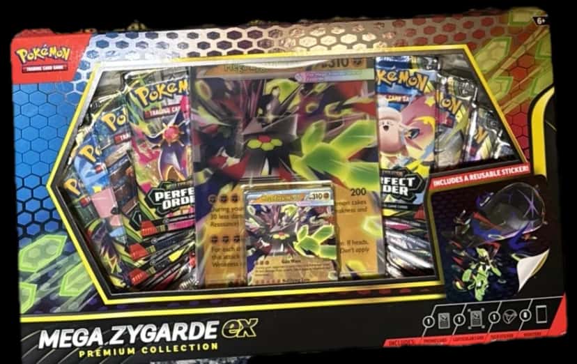 Mega Evolution Ascended Heroes Premium Poster Collection Mega Zygarde Premium Collection collection box