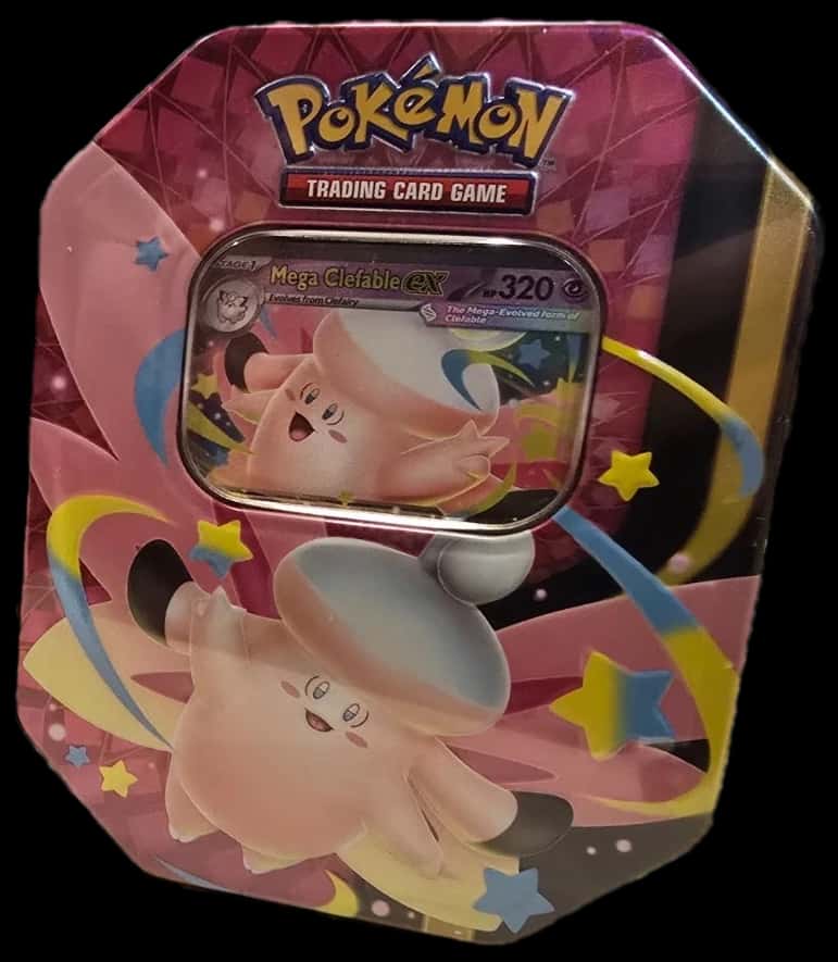 Mega Gengar And Mega Clefable Tin Set tin